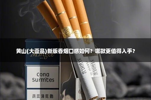 黄山(大壹品)新版香烟口感如何？哪款更值得入手？